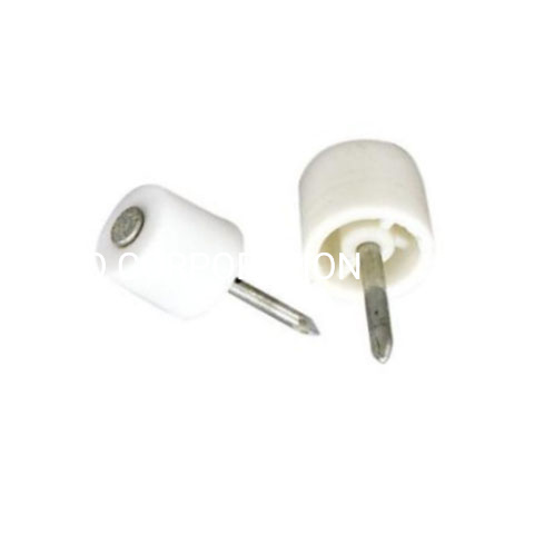 Fornecimento de fábrica PE Prego de plástico 11mm Suporte de prateleira Parafuso da gaveta do prego do gabinete