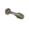 Punho de gaveta de bronze antigo de cobre antigo liga de zinco de 53mm
