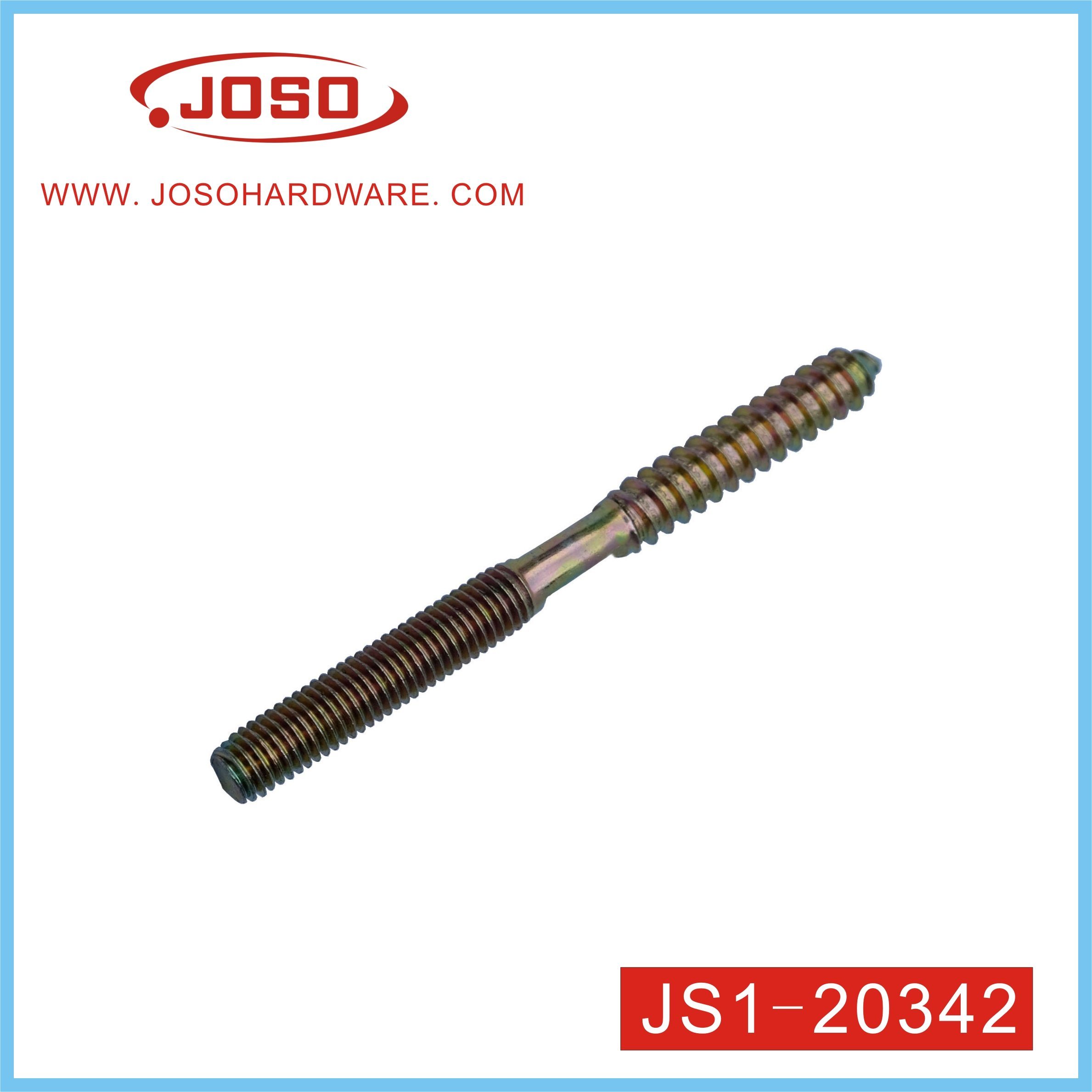 Parafuso de madeira do gancho do parafuso prisioneiro do metal do hardware da mobília para o suporte da prateleira do conector