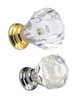 Aço com alça de armário de cristal 32mm botão de guarda-roupa alça de escritório alça de cômoda