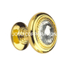 Punho liga de zinco do estilo europeu 26mm do punho dourado da cor do punho do vestuário