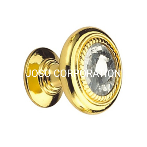 Punho liga de zinco do estilo europeu 26mm do punho dourado da cor do punho do vestuário