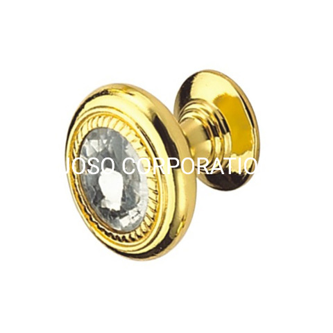 Punho liga de zinco do estilo europeu 26mm do punho dourado da cor do punho do vestuário