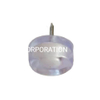 Fornecimento de fábrica de plástico transparente 18mm mesa prego deslizar conector protetor de cadeira