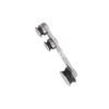 Conector de porta de vidro moderno de venda quente, sistema deslizante de banheiro de aço inoxidável