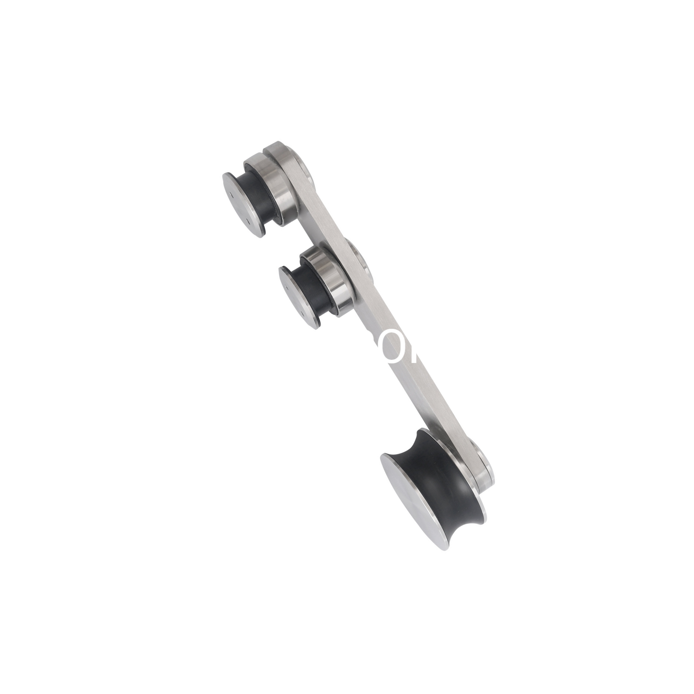 Conector de porta de vidro moderno de venda quente, sistema deslizante de banheiro de aço inoxidável
