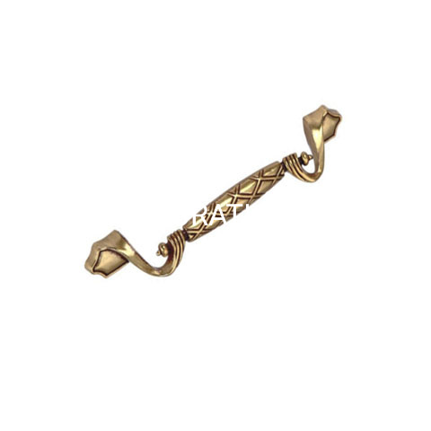 Fornecimento de fábrica antigo cobre liga de zinco 96mm alça de armário alça de armário