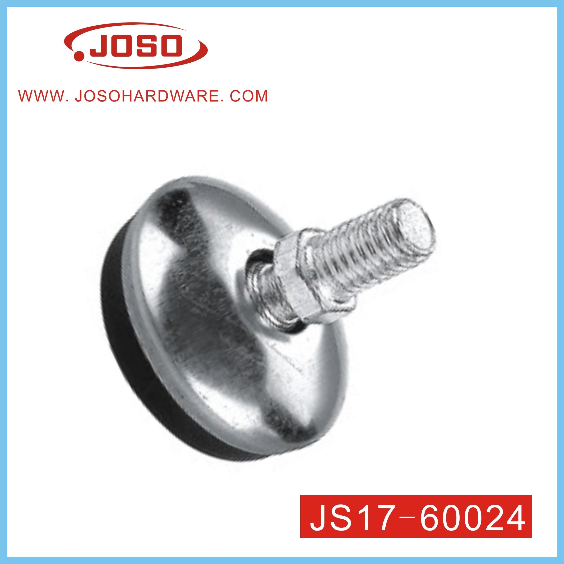 Parafuso de ajuste antiderrapante de metal de ferragens de móveis para conector