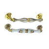 Forme o punho 300mm dourado e escovado liga de zinco da decoração de 250mm