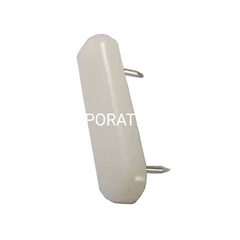 PP com protetor de mesa de acessórios para móveis de deslizamento duplo branco de metal