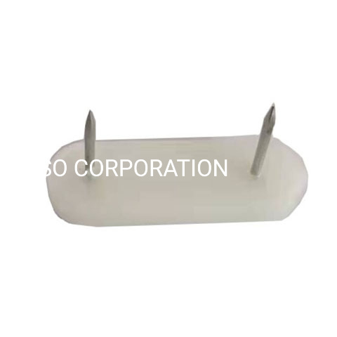 PP com protetor de mesa de acessórios para móveis de deslizamento duplo branco de metal