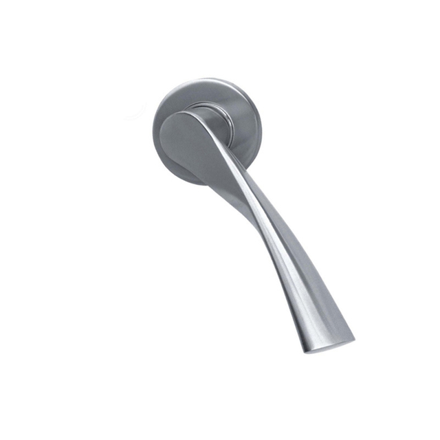 Alavanca de porta de aço inoxidável 304 de alta qualidade, alça de 129 mm, alça de escritório